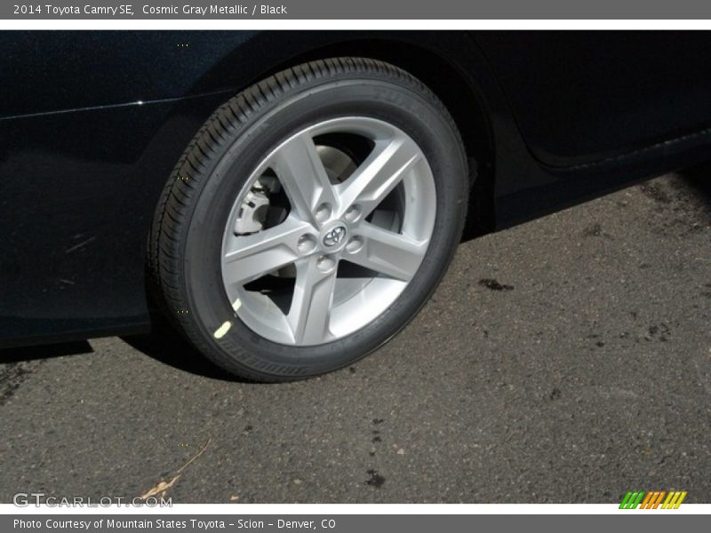 Cosmic Gray Metallic / Black 2014 Toyota Camry SE