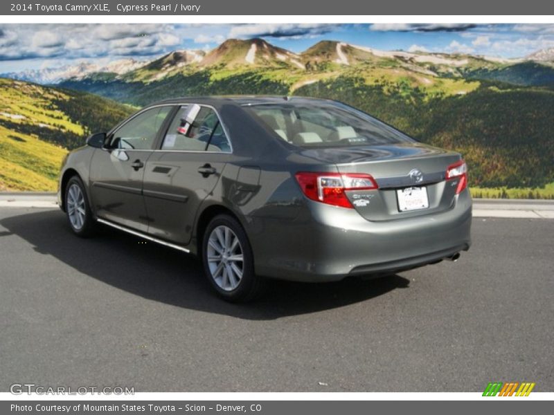 Cypress Pearl / Ivory 2014 Toyota Camry XLE