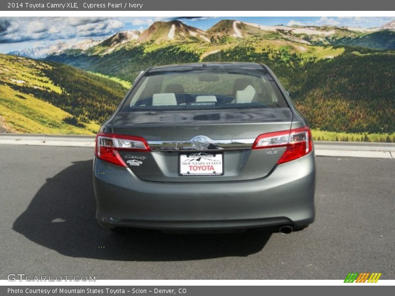 Cypress Pearl / Ivory 2014 Toyota Camry XLE
