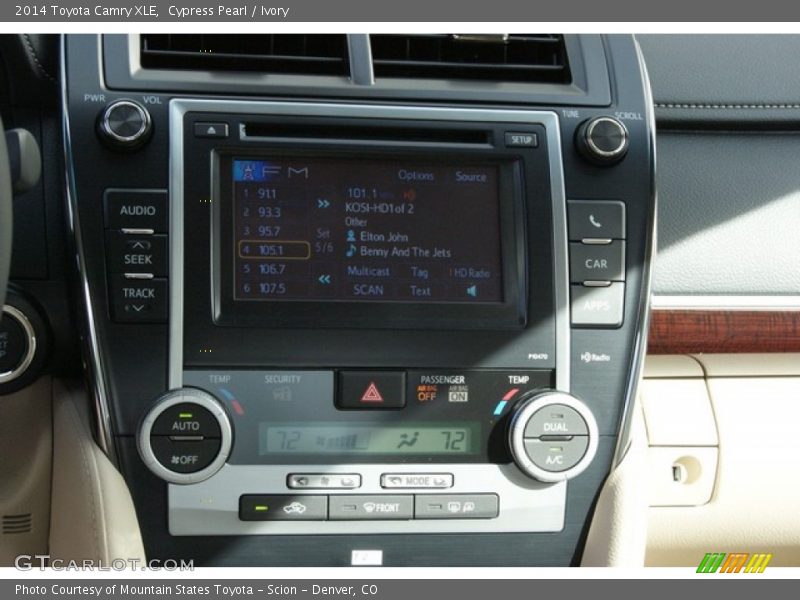 Cypress Pearl / Ivory 2014 Toyota Camry XLE