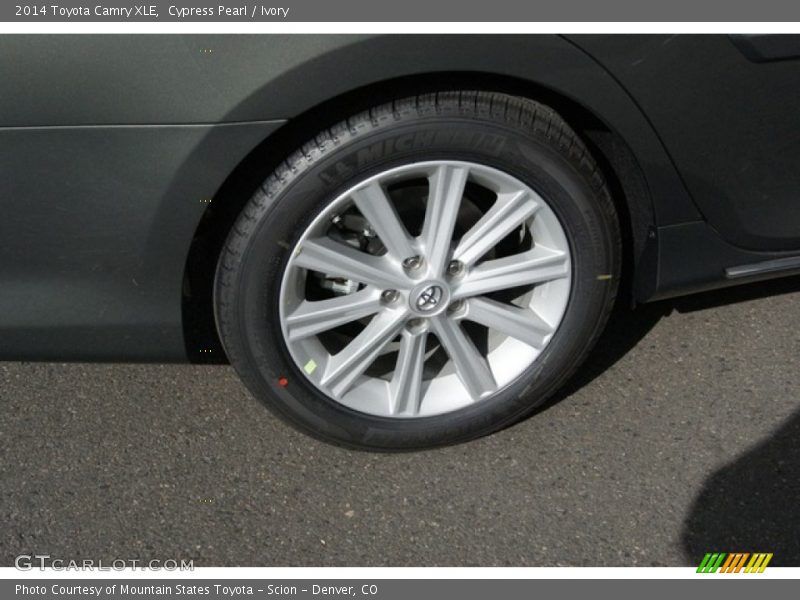 Cypress Pearl / Ivory 2014 Toyota Camry XLE