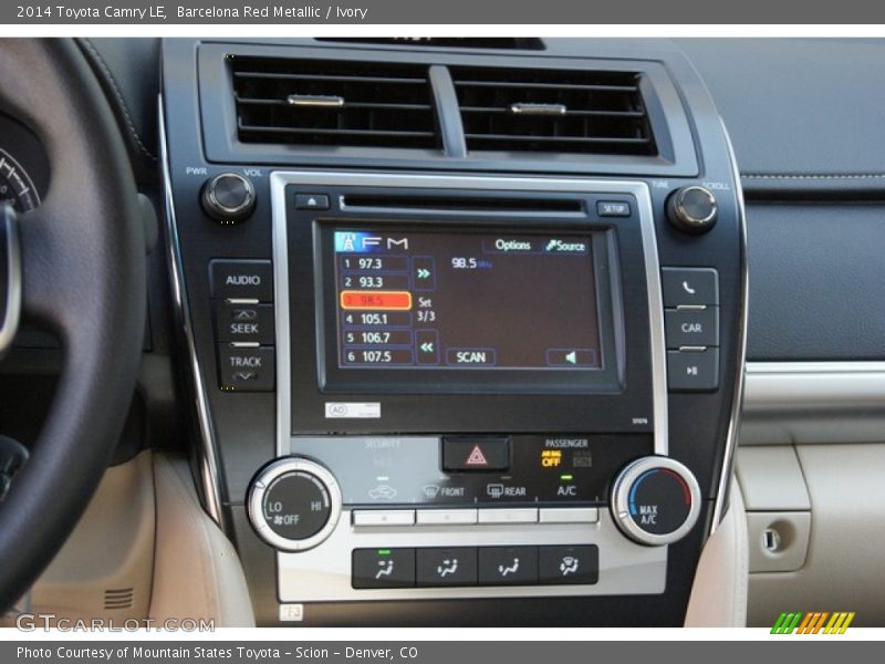 Barcelona Red Metallic / Ivory 2014 Toyota Camry LE