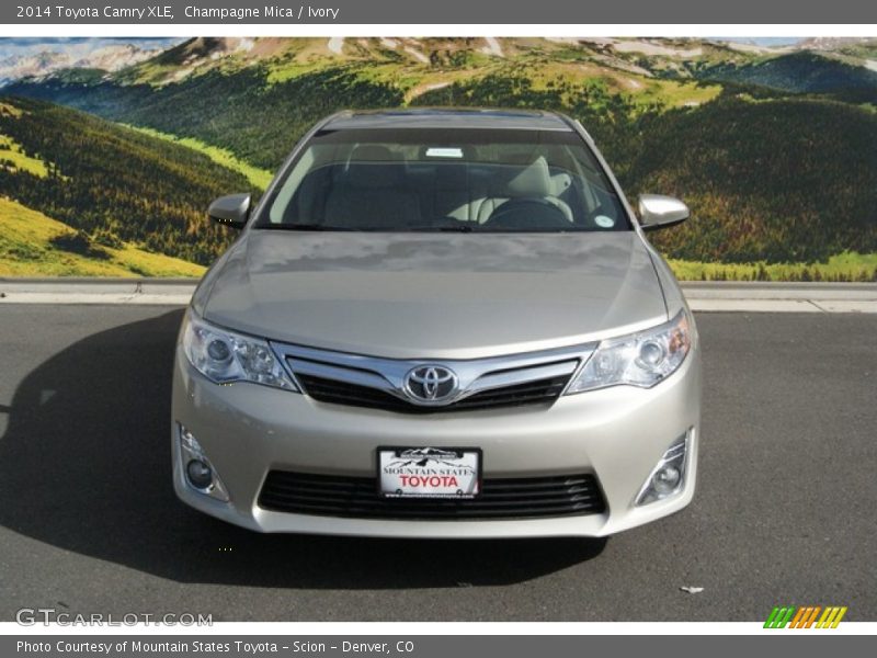 Champagne Mica / Ivory 2014 Toyota Camry XLE