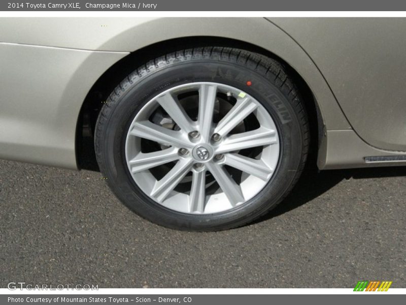 Champagne Mica / Ivory 2014 Toyota Camry XLE