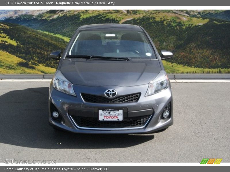 Magnetic Gray Metallic / Dark Gray 2014 Toyota Yaris SE 5 Door