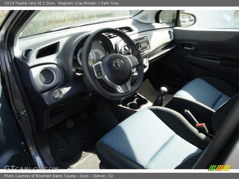 Magnetic Gray Metallic / Dark Gray 2014 Toyota Yaris SE 5 Door