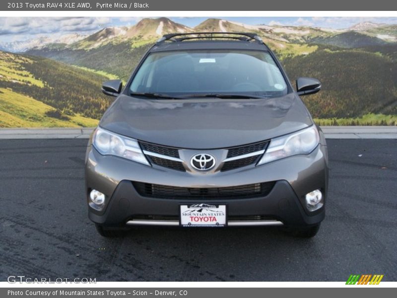 Pyrite Mica / Black 2013 Toyota RAV4 XLE AWD