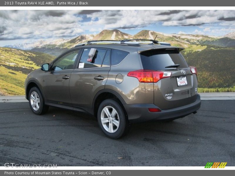 Pyrite Mica / Black 2013 Toyota RAV4 XLE AWD