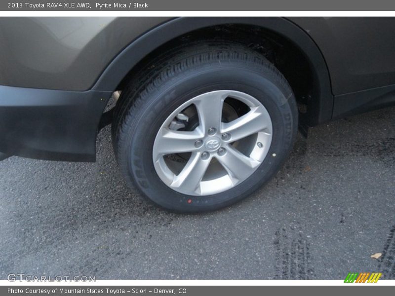 Pyrite Mica / Black 2013 Toyota RAV4 XLE AWD