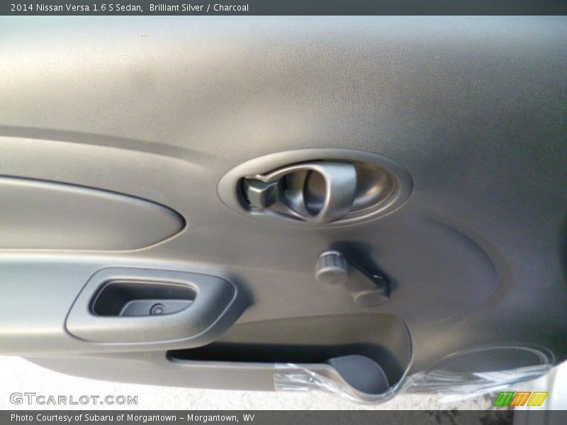 Brilliant Silver / Charcoal 2014 Nissan Versa 1.6 S Sedan