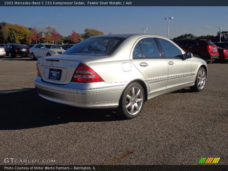 Pewter Silver Metallic / Ash 2003 Mercedes-Benz C 230 Kompressor Sedan