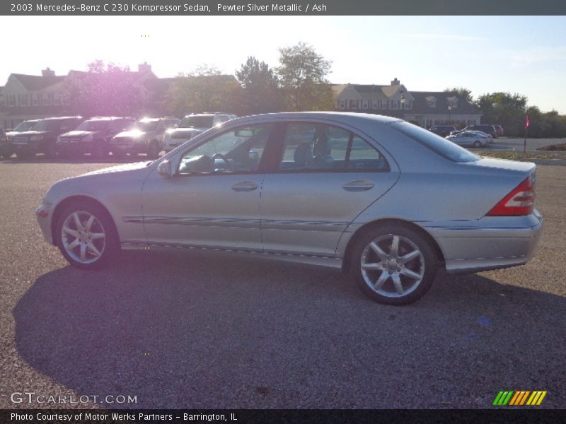 Pewter Silver Metallic / Ash 2003 Mercedes-Benz C 230 Kompressor Sedan