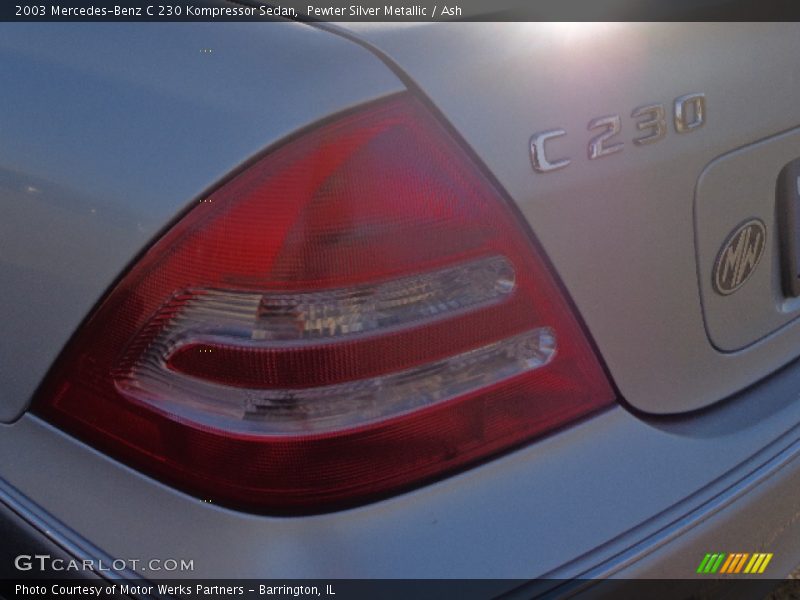 Pewter Silver Metallic / Ash 2003 Mercedes-Benz C 230 Kompressor Sedan