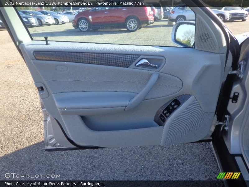 Pewter Silver Metallic / Ash 2003 Mercedes-Benz C 230 Kompressor Sedan