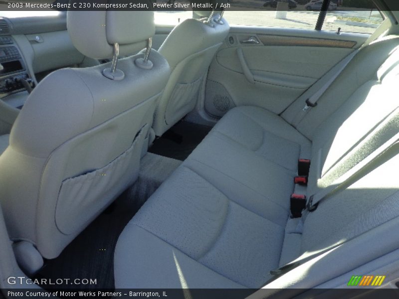Pewter Silver Metallic / Ash 2003 Mercedes-Benz C 230 Kompressor Sedan
