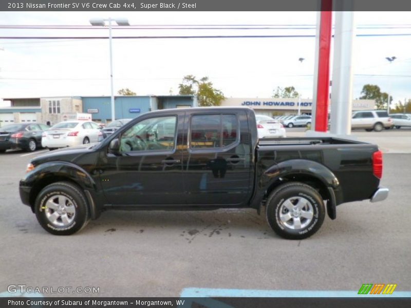 Super Black / Steel 2013 Nissan Frontier SV V6 Crew Cab 4x4