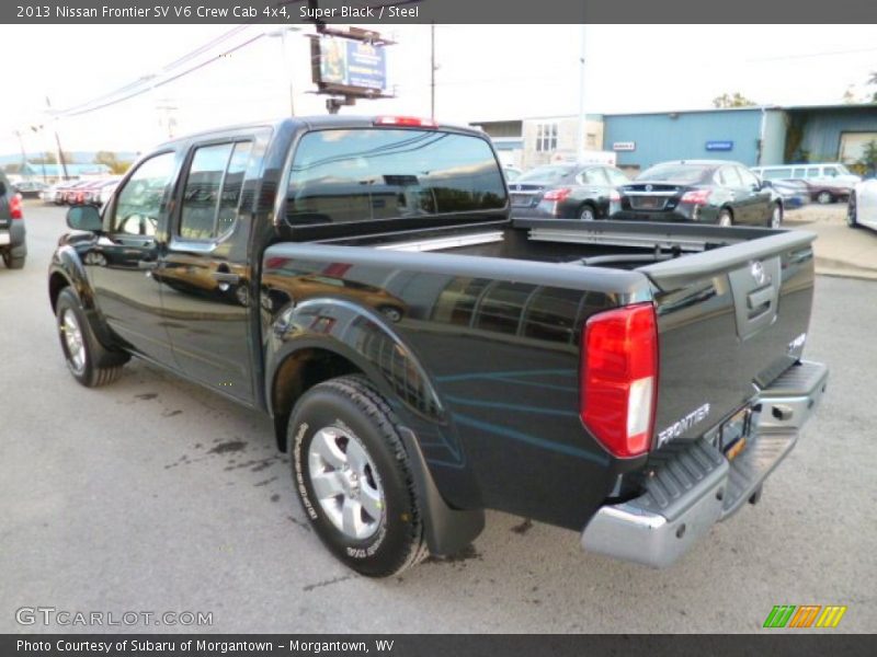 Super Black / Steel 2013 Nissan Frontier SV V6 Crew Cab 4x4