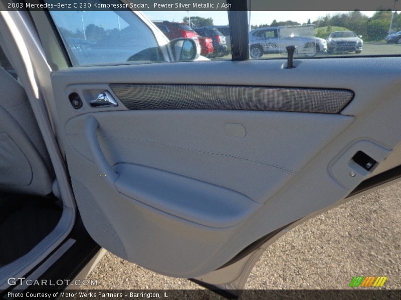 Pewter Silver Metallic / Ash 2003 Mercedes-Benz C 230 Kompressor Sedan
