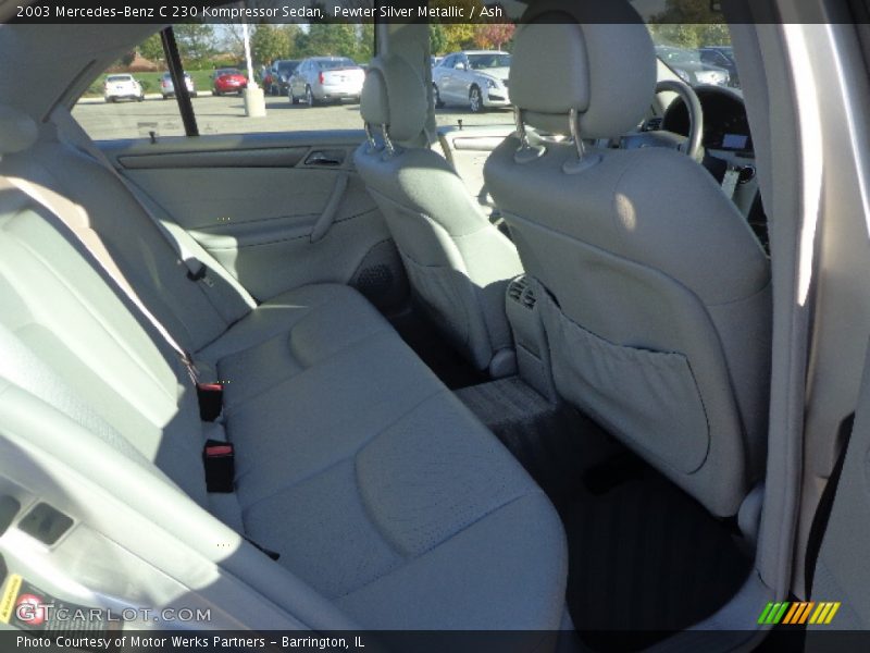 Pewter Silver Metallic / Ash 2003 Mercedes-Benz C 230 Kompressor Sedan