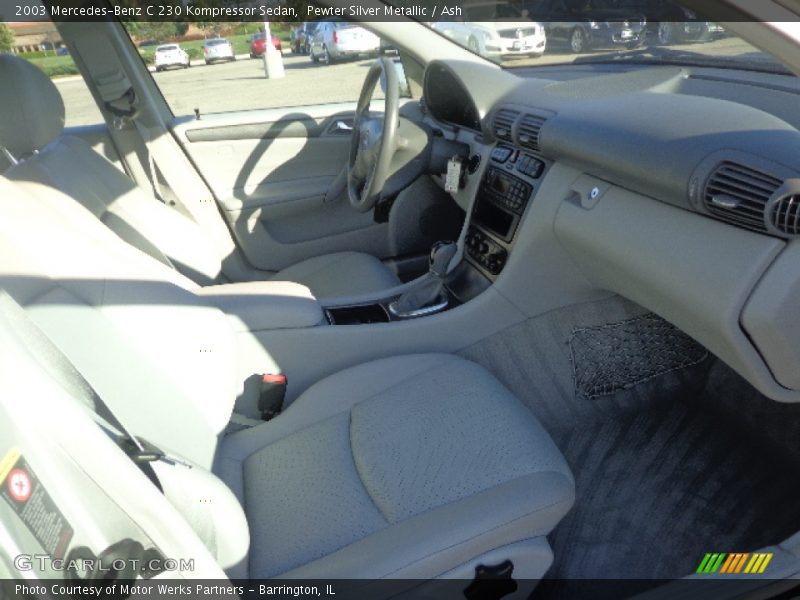 Pewter Silver Metallic / Ash 2003 Mercedes-Benz C 230 Kompressor Sedan