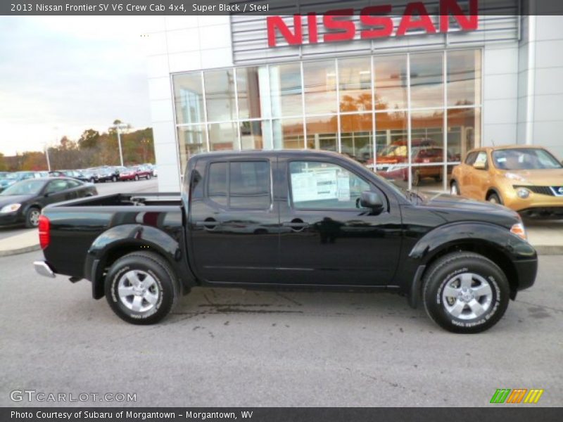 Super Black / Steel 2013 Nissan Frontier SV V6 Crew Cab 4x4