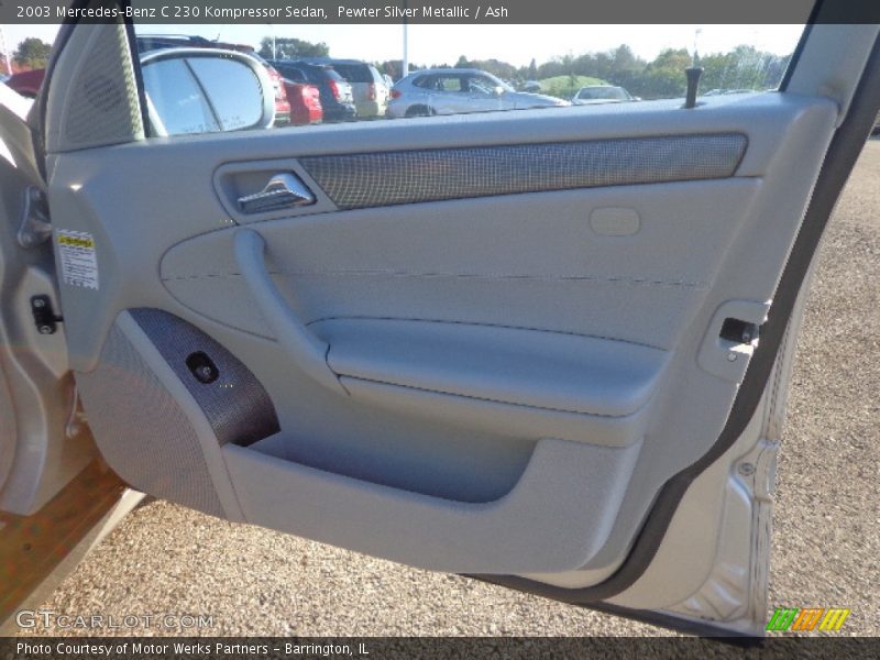 Pewter Silver Metallic / Ash 2003 Mercedes-Benz C 230 Kompressor Sedan