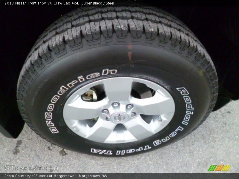 Super Black / Steel 2013 Nissan Frontier SV V6 Crew Cab 4x4