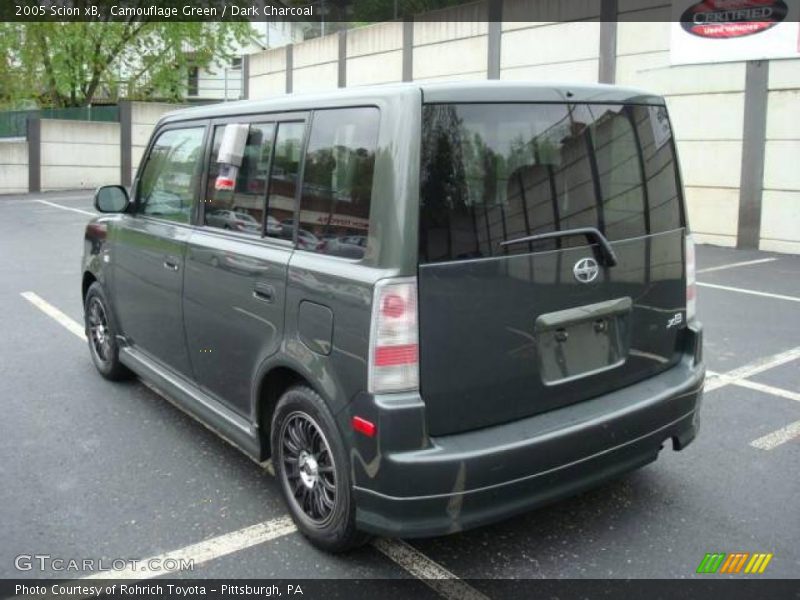 Camouflage Green / Dark Charcoal 2005 Scion xB