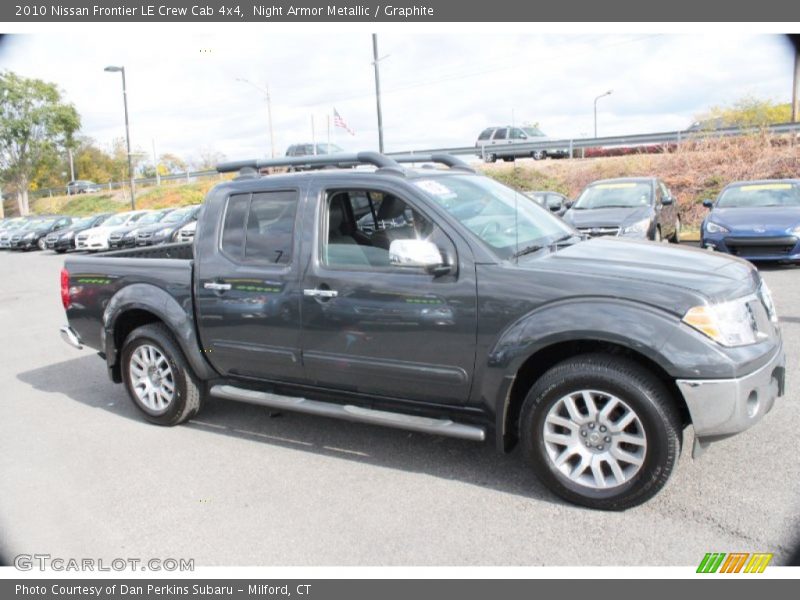 Night Armor Metallic / Graphite 2010 Nissan Frontier LE Crew Cab 4x4