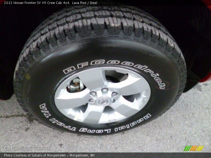 Lava Red / Steel 2013 Nissan Frontier SV V6 Crew Cab 4x4