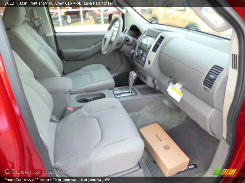 Lava Red / Steel 2013 Nissan Frontier SV V6 Crew Cab 4x4