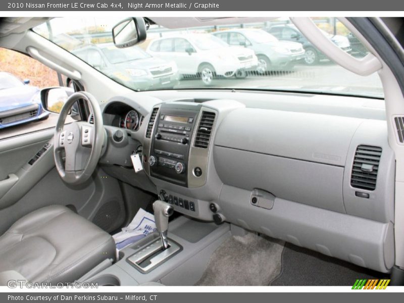 Night Armor Metallic / Graphite 2010 Nissan Frontier LE Crew Cab 4x4