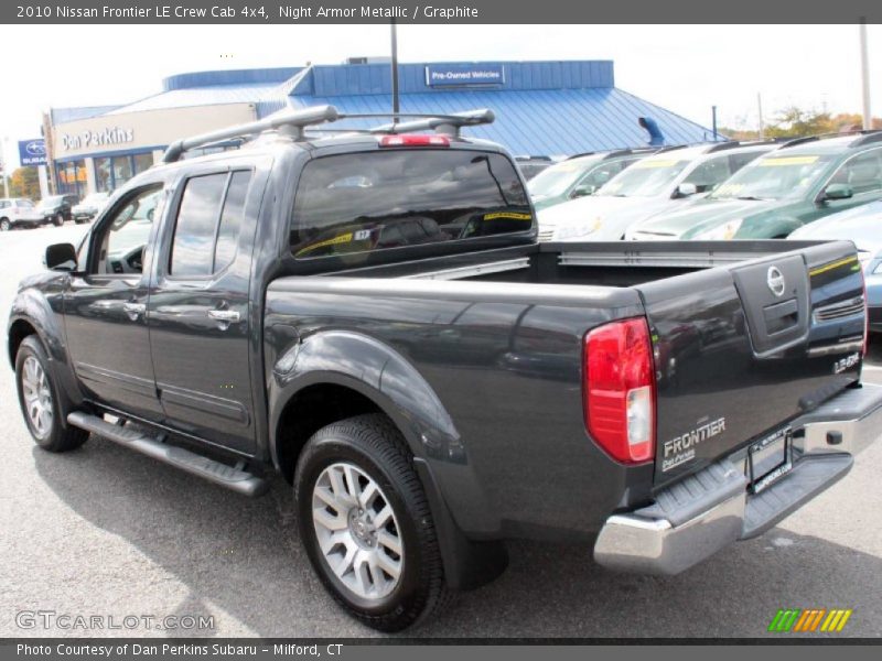 Night Armor Metallic / Graphite 2010 Nissan Frontier LE Crew Cab 4x4