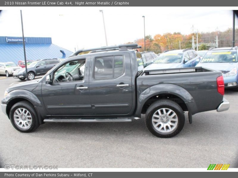 Night Armor Metallic / Graphite 2010 Nissan Frontier LE Crew Cab 4x4