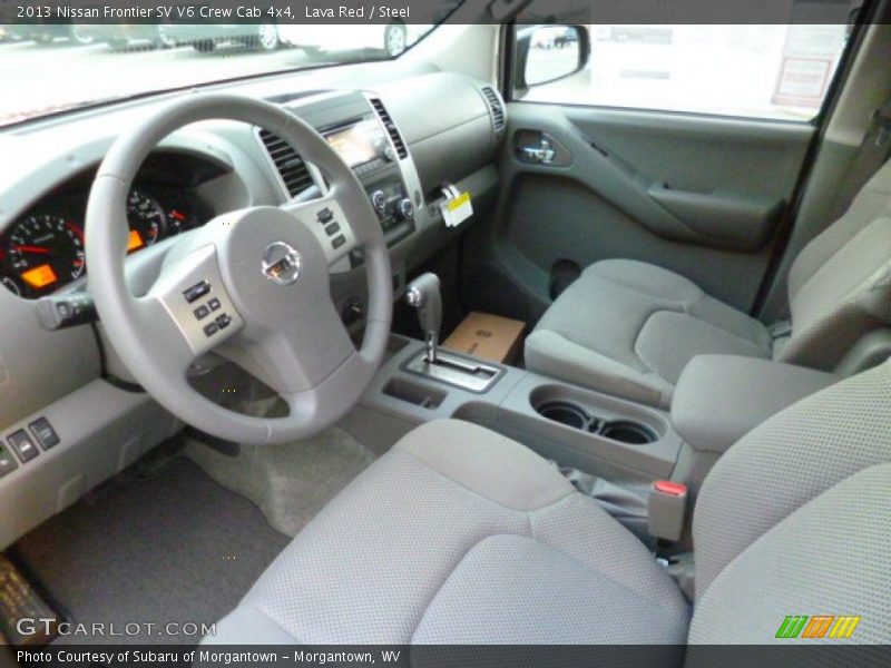 Lava Red / Steel 2013 Nissan Frontier SV V6 Crew Cab 4x4