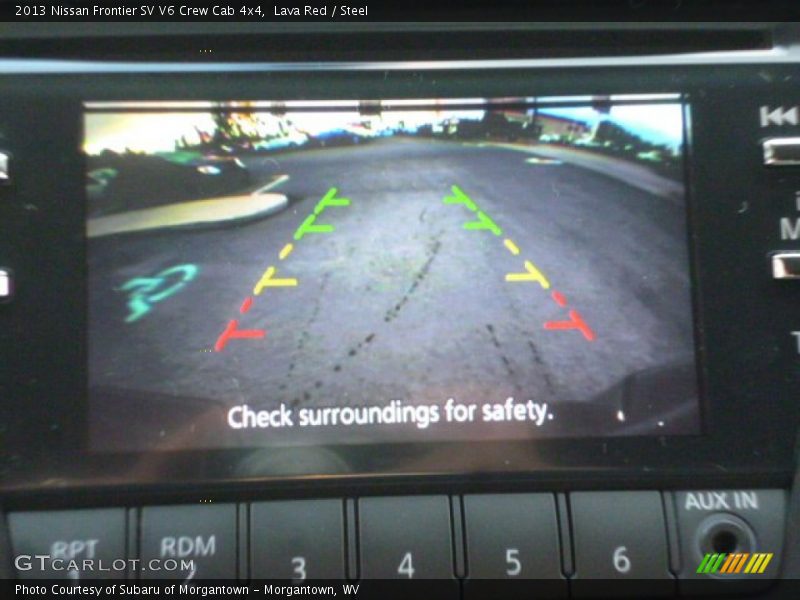 Lava Red / Steel 2013 Nissan Frontier SV V6 Crew Cab 4x4