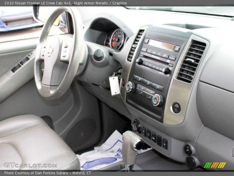 Night Armor Metallic / Graphite 2010 Nissan Frontier LE Crew Cab 4x4