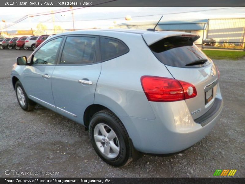 Frosted Steel / Black 2013 Nissan Rogue S AWD