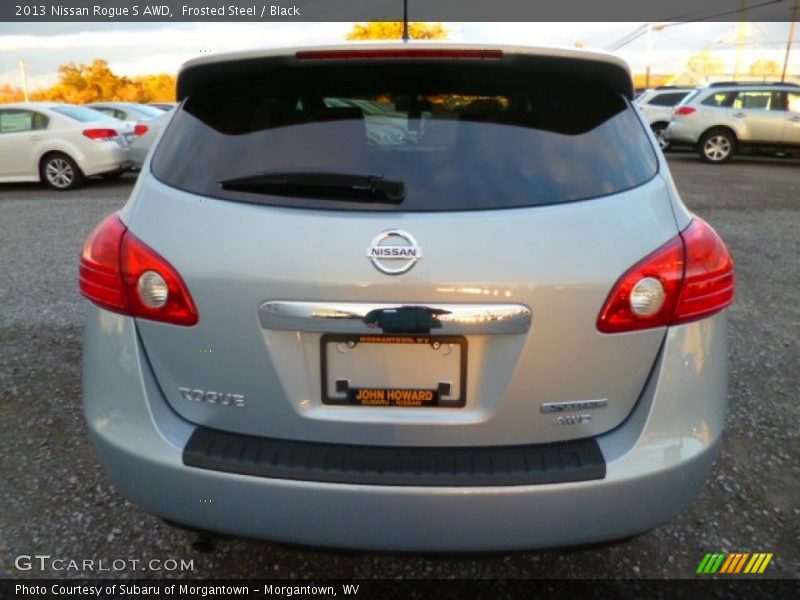 Frosted Steel / Black 2013 Nissan Rogue S AWD