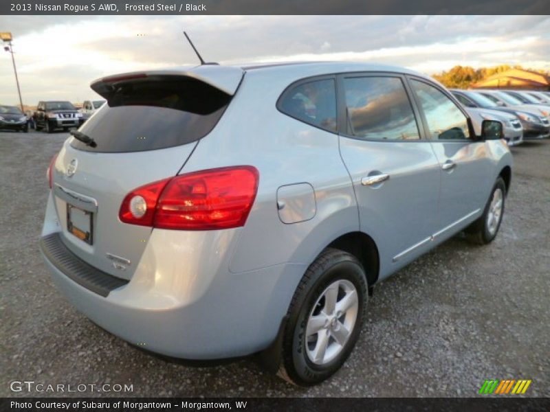 Frosted Steel / Black 2013 Nissan Rogue S AWD