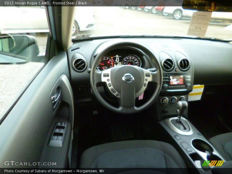 Frosted Steel / Black 2013 Nissan Rogue S AWD