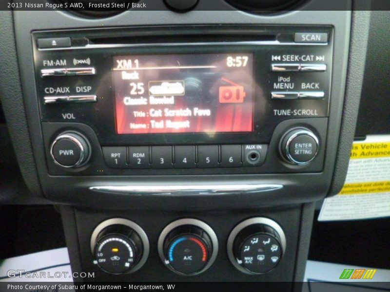 Frosted Steel / Black 2013 Nissan Rogue S AWD