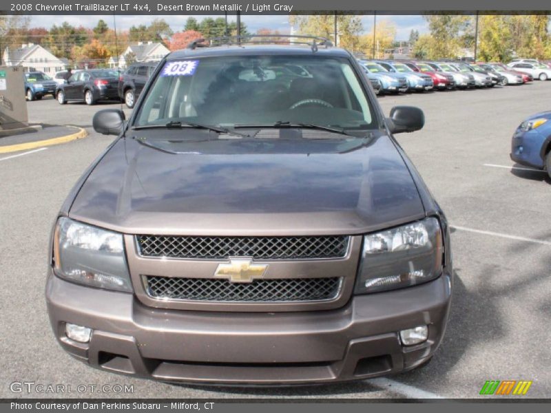 Desert Brown Metallic / Light Gray 2008 Chevrolet TrailBlazer LT 4x4