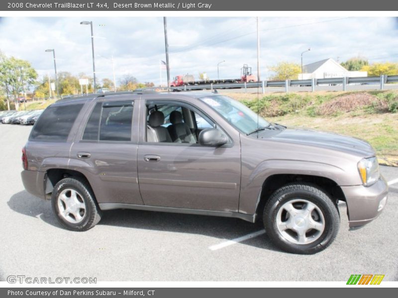 Desert Brown Metallic / Light Gray 2008 Chevrolet TrailBlazer LT 4x4
