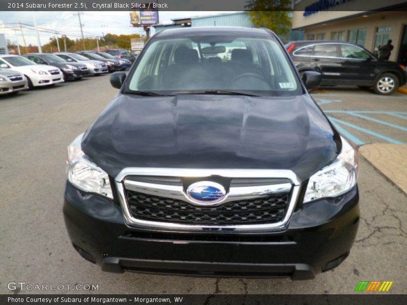 Crystal Black Silica / Black 2014 Subaru Forester 2.5i