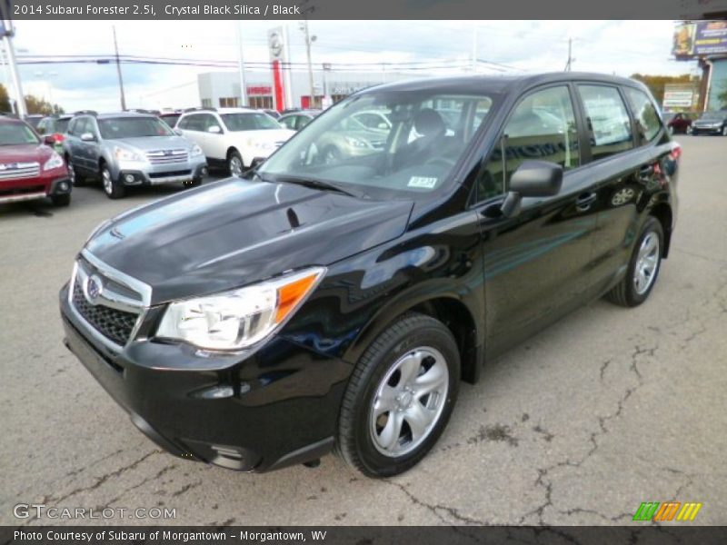 Crystal Black Silica / Black 2014 Subaru Forester 2.5i