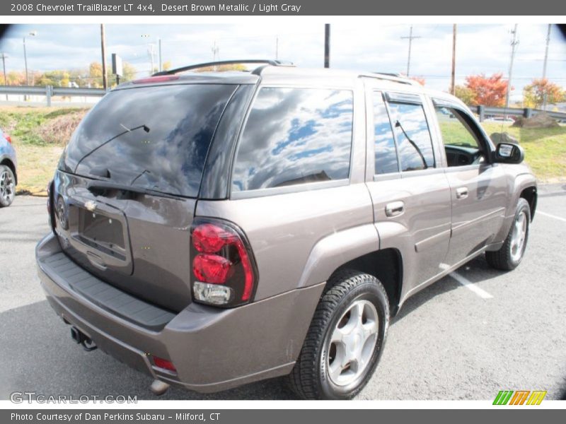 Desert Brown Metallic / Light Gray 2008 Chevrolet TrailBlazer LT 4x4