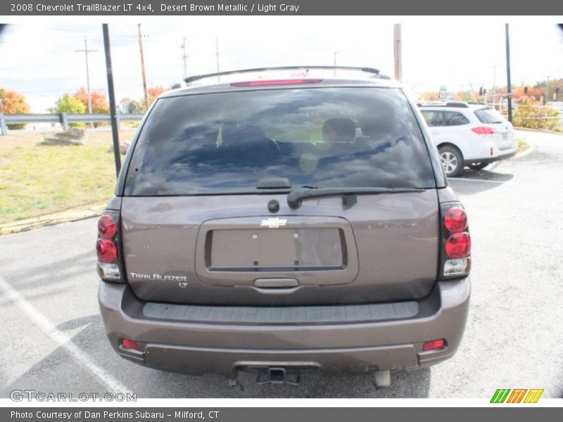 Desert Brown Metallic / Light Gray 2008 Chevrolet TrailBlazer LT 4x4