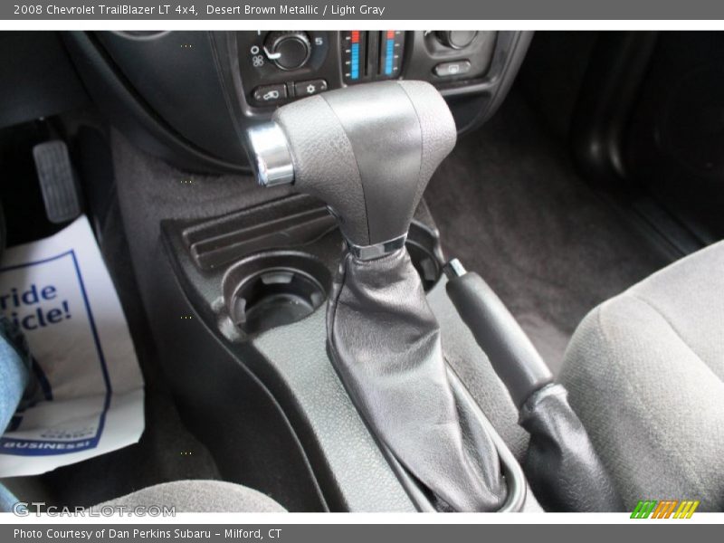 Desert Brown Metallic / Light Gray 2008 Chevrolet TrailBlazer LT 4x4