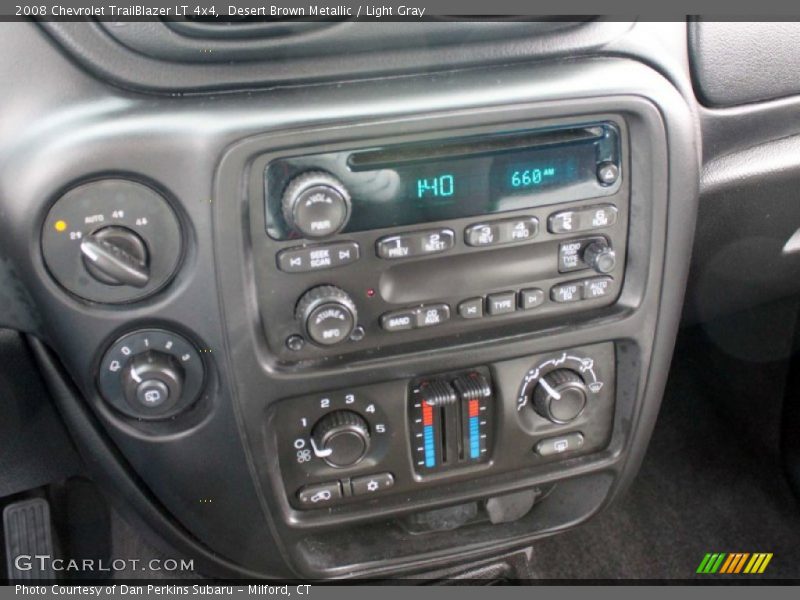Desert Brown Metallic / Light Gray 2008 Chevrolet TrailBlazer LT 4x4